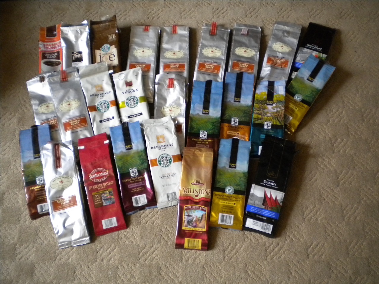 26 bags o' coffee